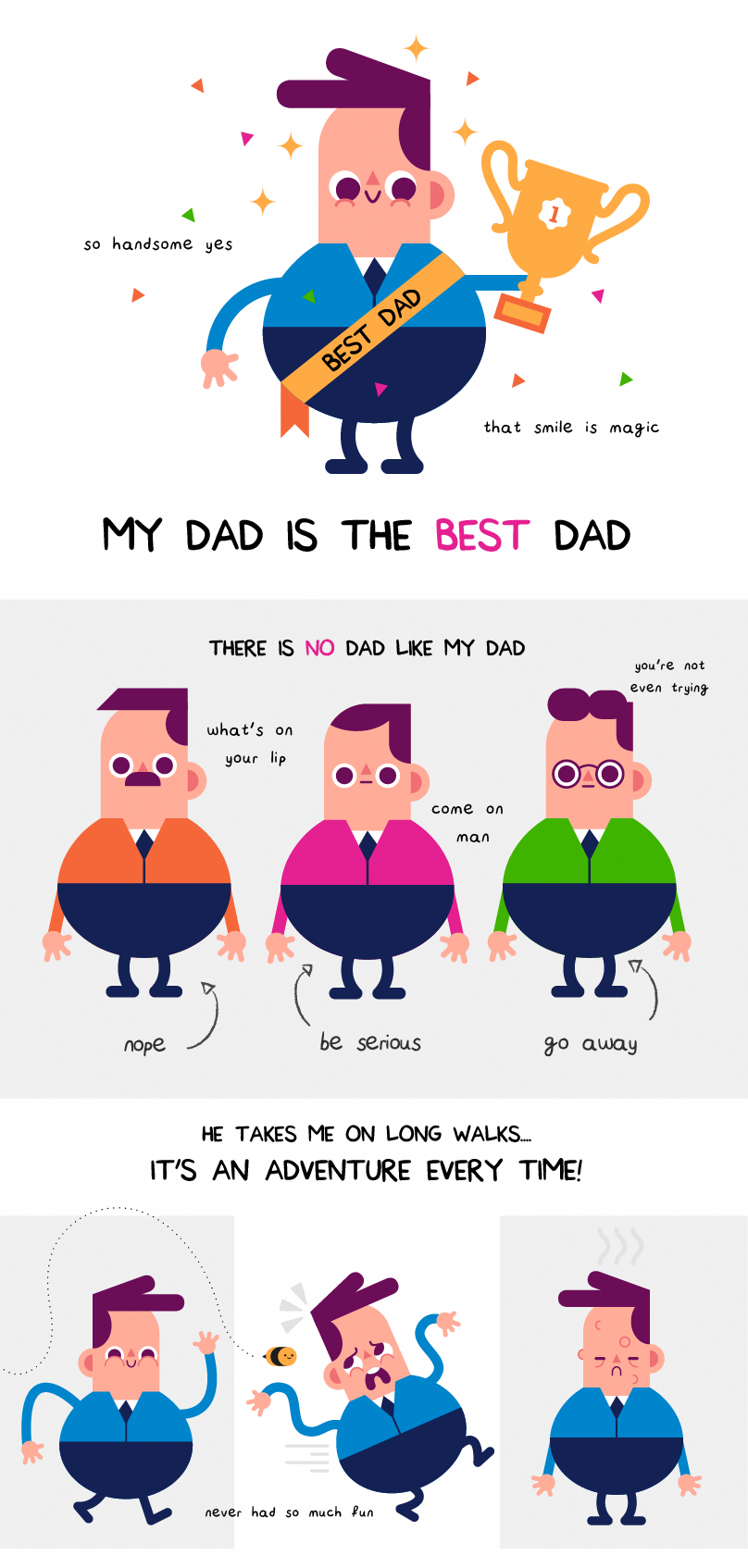 Dad comic for Father's day